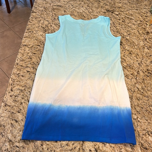 Cotton dress with front pockets - Picture 4 of 4